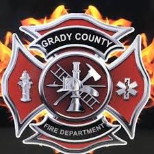 Grady County Fire Department responds to pipeline on fire